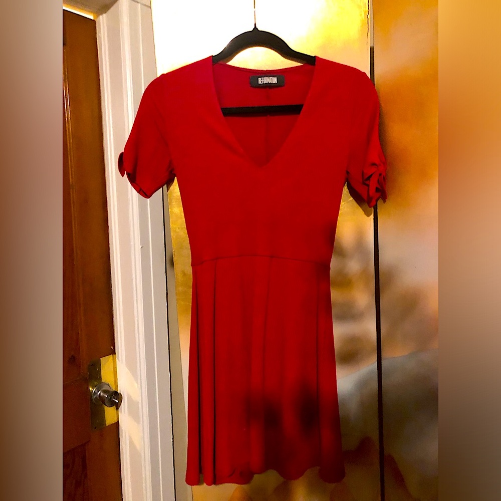 Beautiful red reformation dress